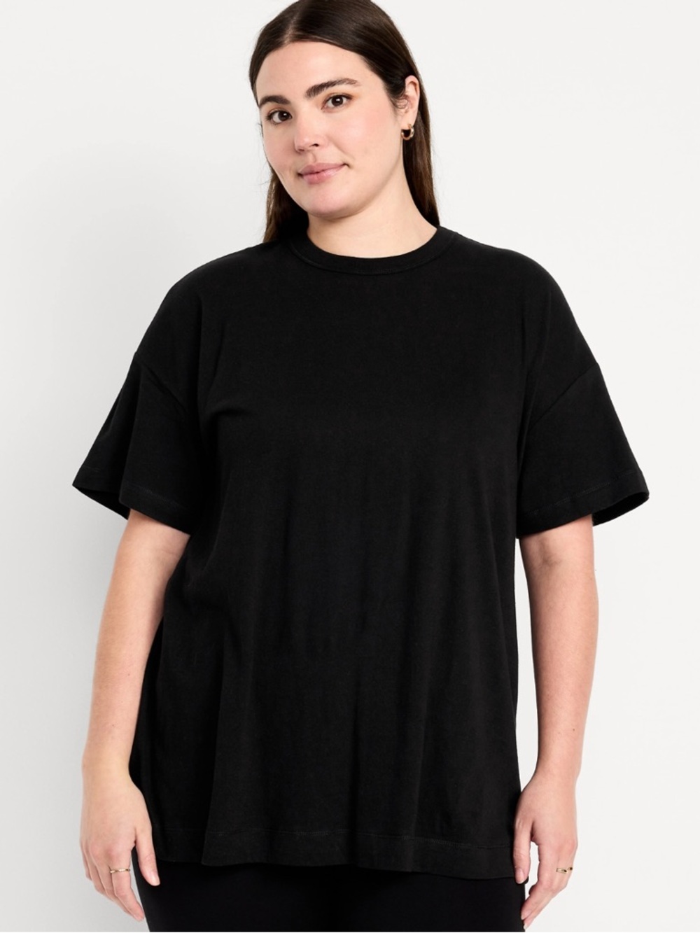 🆕 Old Navy Women's Oversized EveryWear Tunic T-Shirt Short Sleeve Tee S 4-6 - Picture 5 of 15